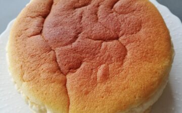 仮説検証　ヨーグルトスフレケーキひとまず完成形！