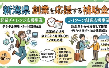 新潟県 創業を応援する補助金